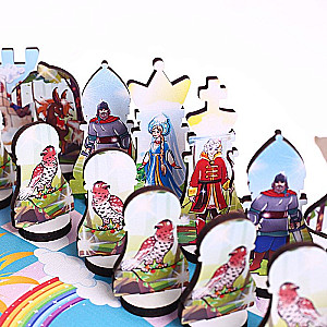 Galda spēle - Šahs. Pasaku varoņi