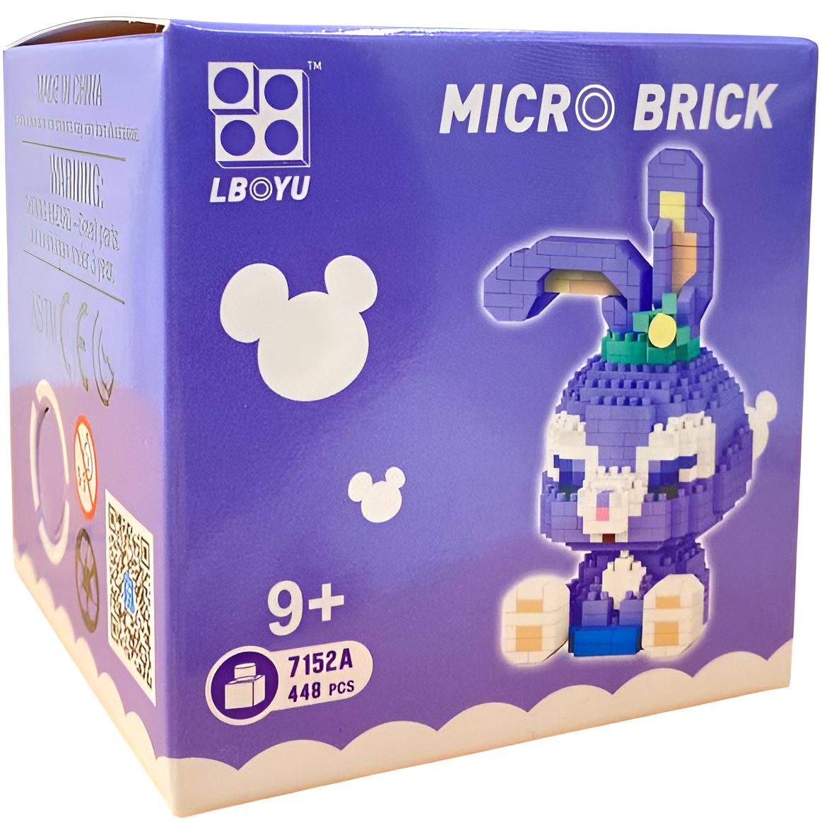 Konstruētājs - Micro Brick. Zaķis, 448 detaļas