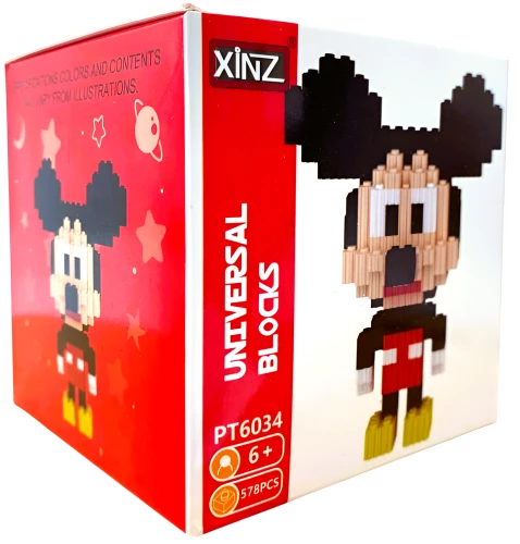 Конструктор - Xinz. Микки Маус, 578 деталей