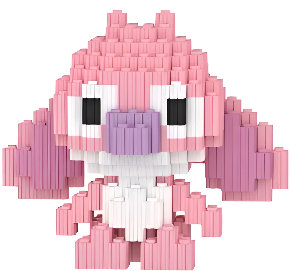 Конструкто - Xinz. Ститч Ангел, розовый, 817 деталей