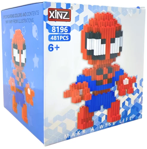 Конструкто - Xinz. Человек паук, 481 деталь