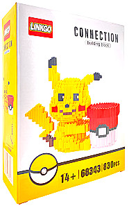 Konstruktor - Lechuan. Pikachu, 830 elementów