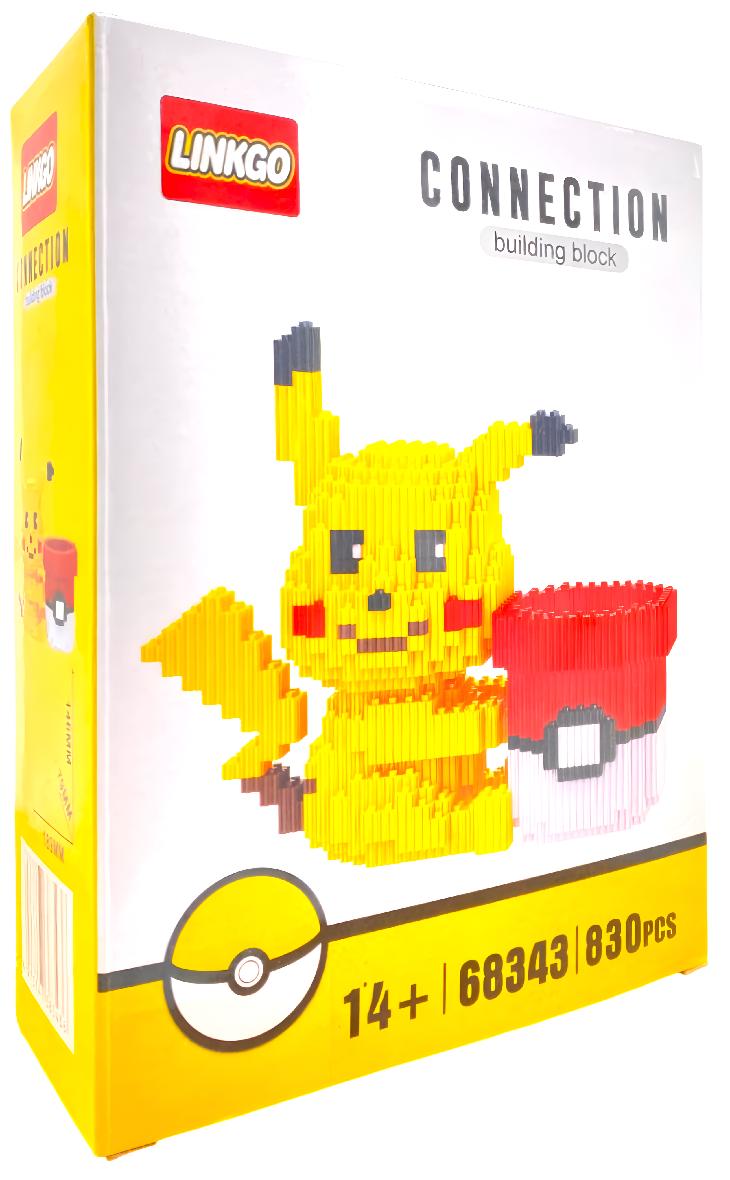 Konstruētājs - Lechuan. Pikachu, 830 detaļas
