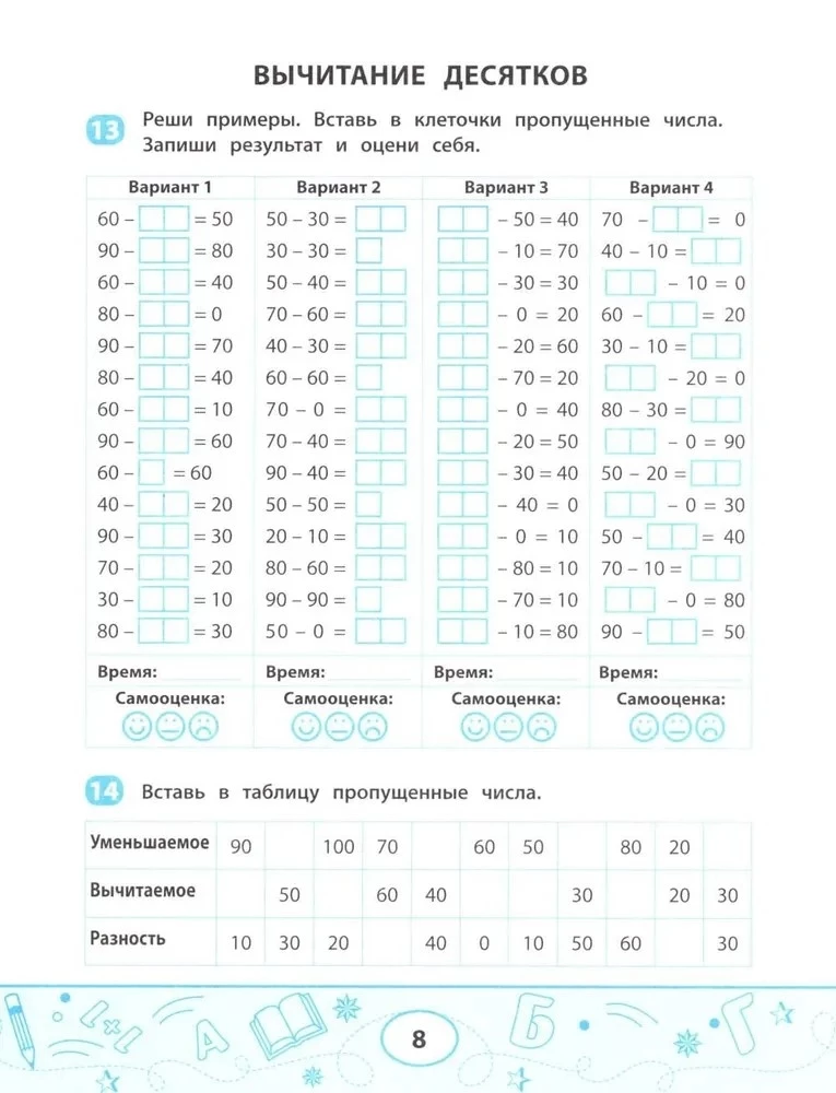 Dodawanie i odejmowanie. Trener szybkości