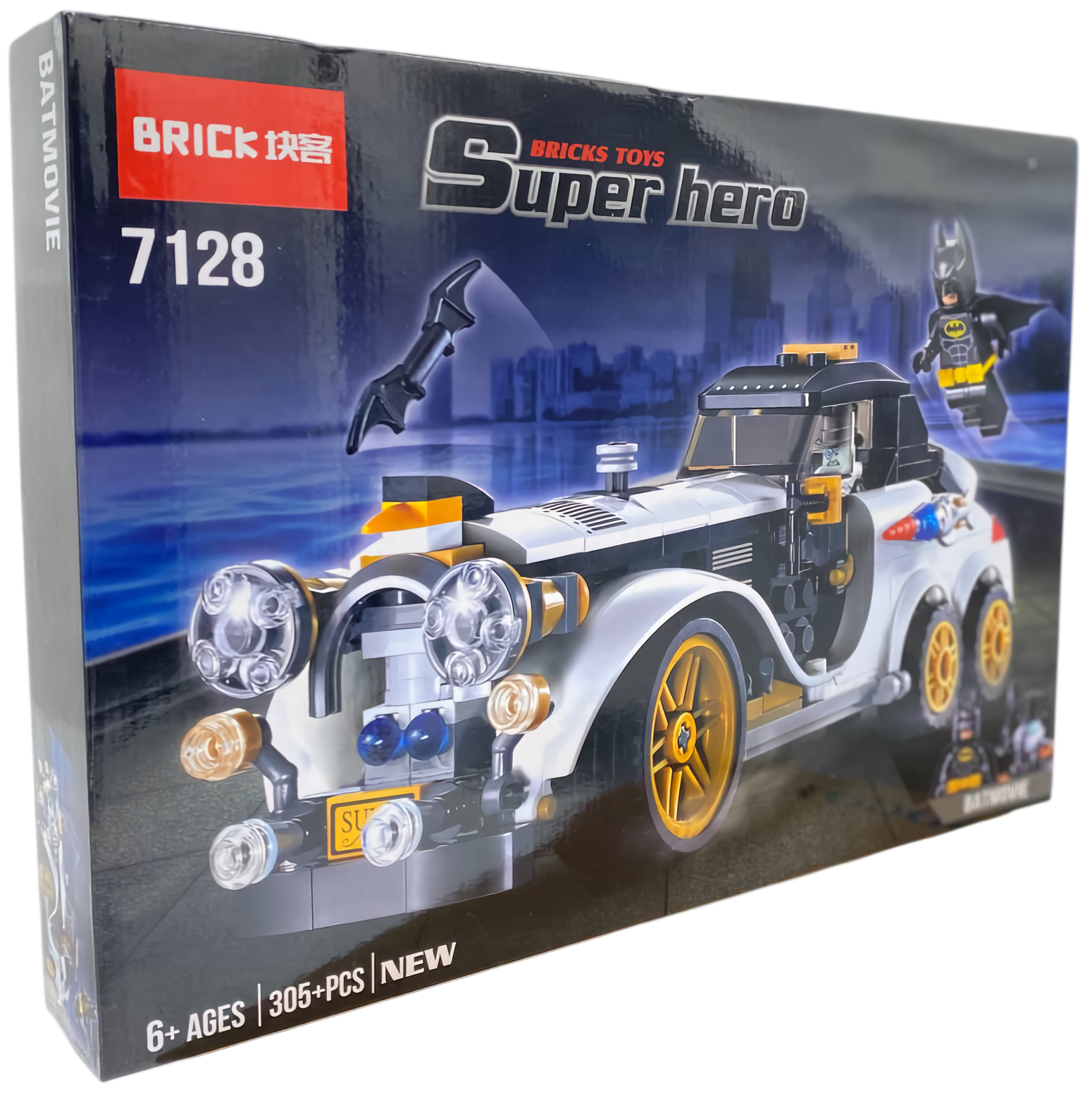 Constructor - Batmovie. Super hero. Car, 305+ pieces