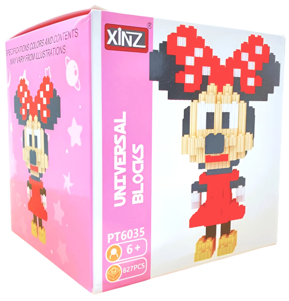Klocki - Xinz. Myszka Minnie, 827 elementów