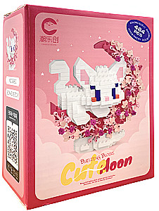 Konstruktor - Cute Moon. Kot, 484 elementy