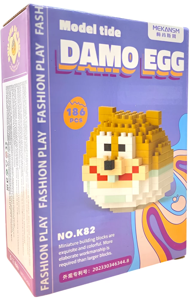 Konstruktor - Mekansm. Wiewiórka Sandy, 186 elementów