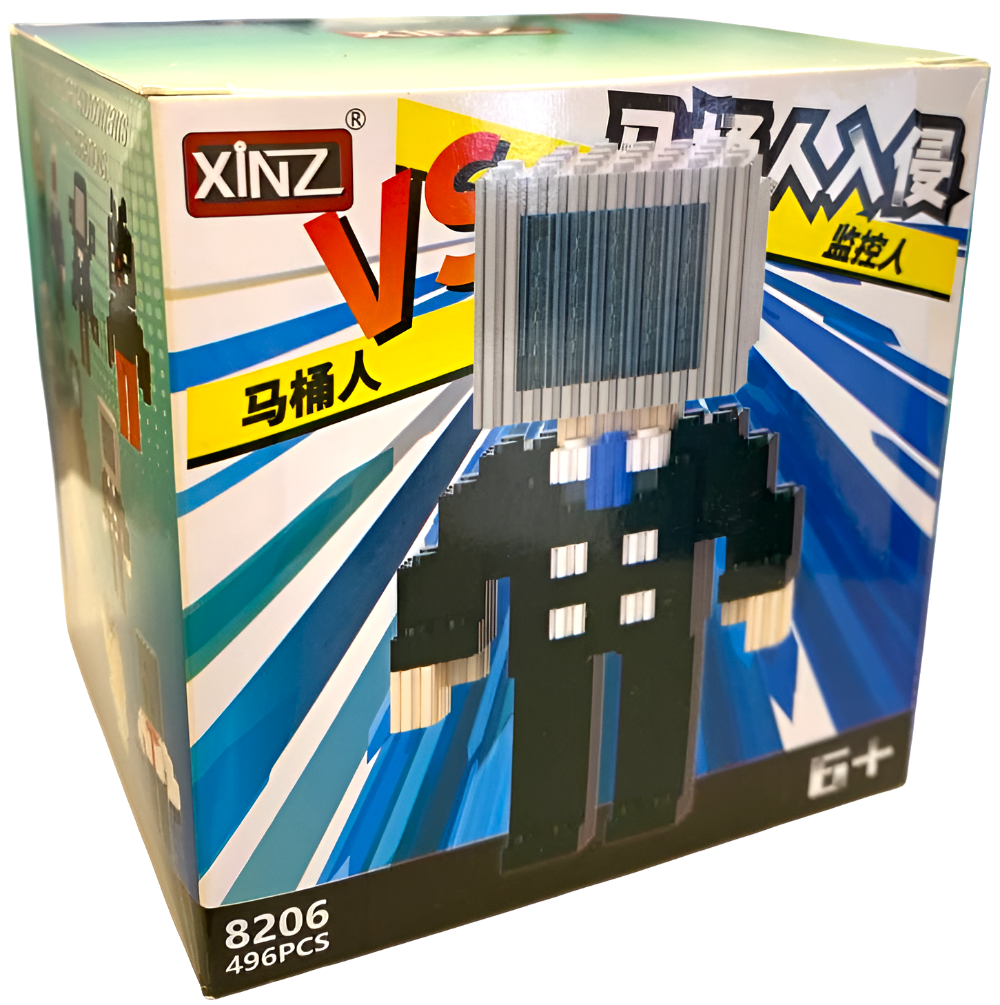 Konstruktors - TV men, 496 detaļas