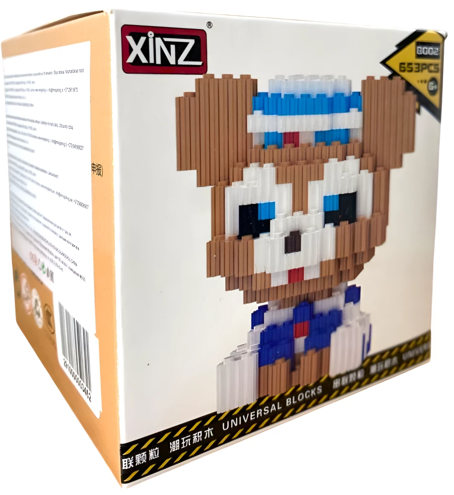 Конструктор - Xinz. Медведь, 653 детали