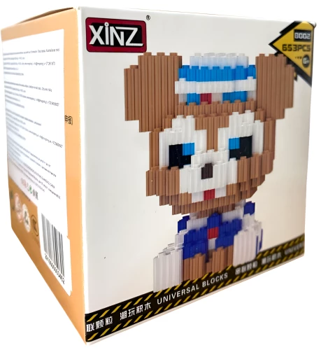 Конструктор - Xinz. Медведь, 653 детали