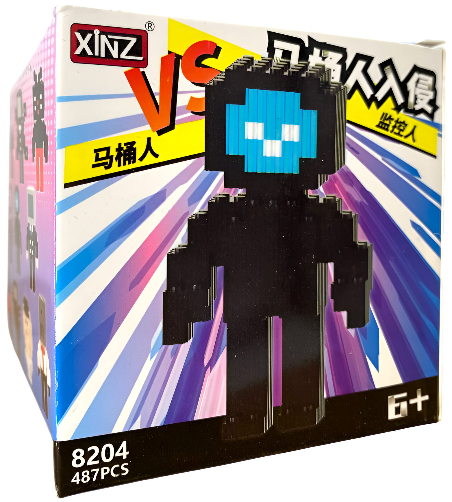 Konstruktors - Xinz. TV man, zils ekrāns, 487 detaļas