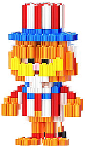 Konstruktor - Xinz. Garfield w czerwonej czapce, 623 elementy