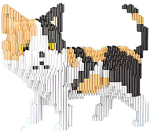 Konstruktor - Lechuan. Kot trójkolorowy, 644 elementy