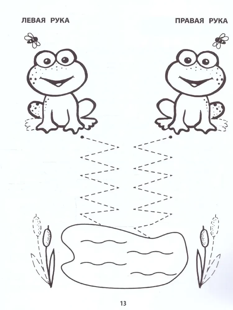 Development of Interhemispheric Interaction in Children. Coloring Book with Tasks 5+