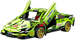 Konstruktor - Speed. Samochód, zielony, 586 części