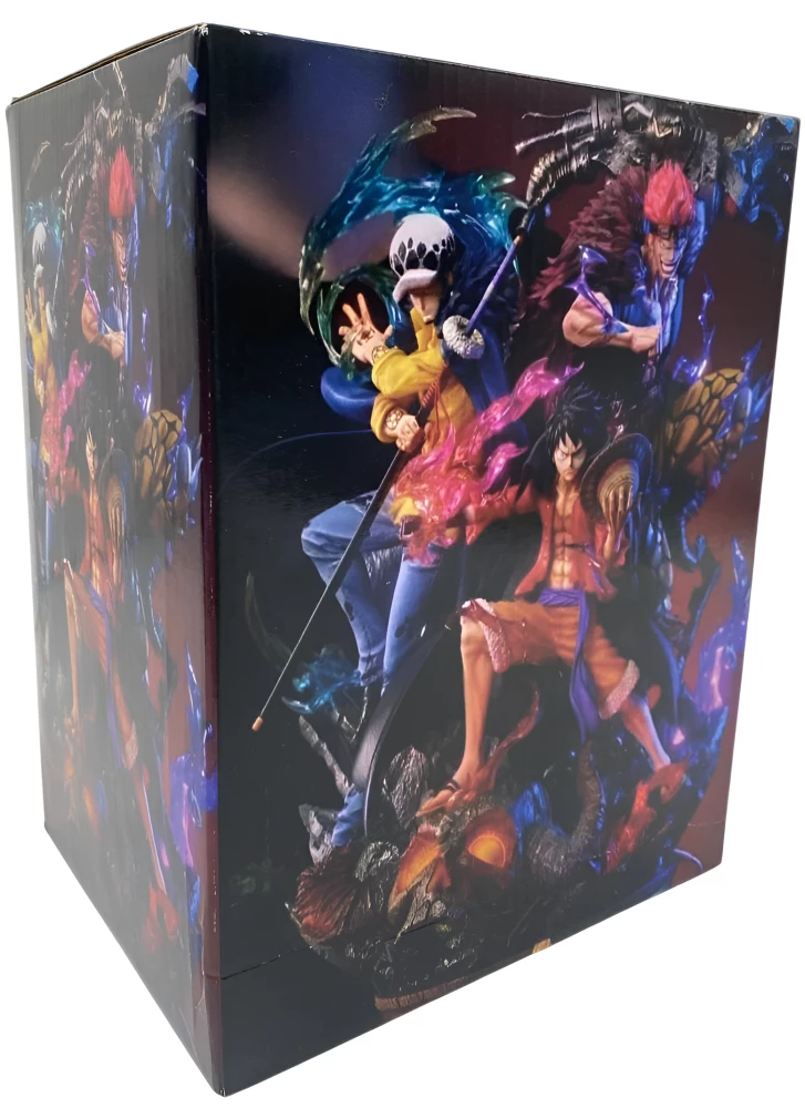 Figuriin - Anime, Kolm kaptenit. Kid, Law ja Luffy, 20cm