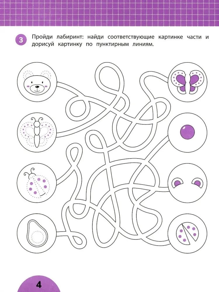 Developing Fine Motor Skills. Tasks with Visual Instructions 4+