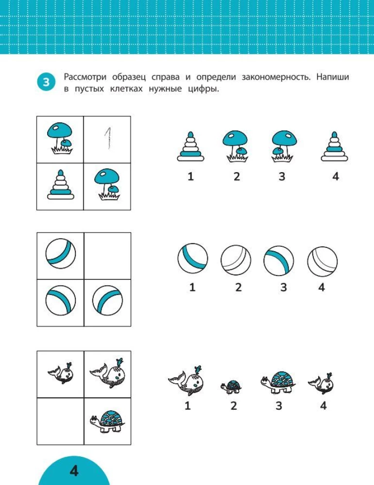 Developing Logic. Tasks with Visual Instruction 5+