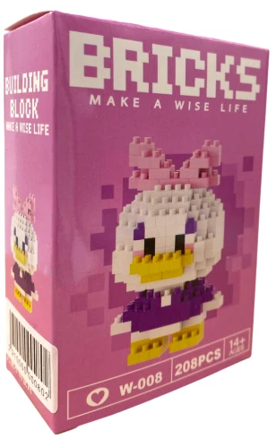 Constructor - Bricks. Daisy Duck, 208 pieces
