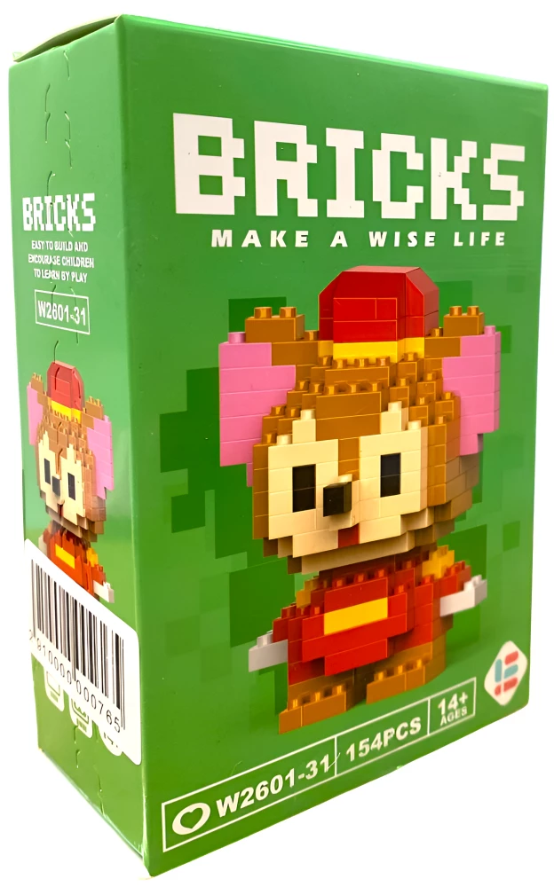 Constructor - Bricks. Timothy Mouse, 154 pieces