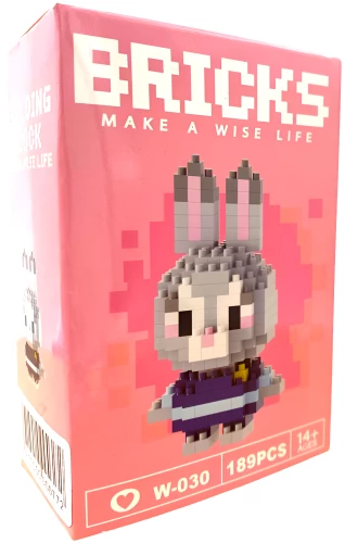 Constructor - Bricks. Bunny, 189 pieces