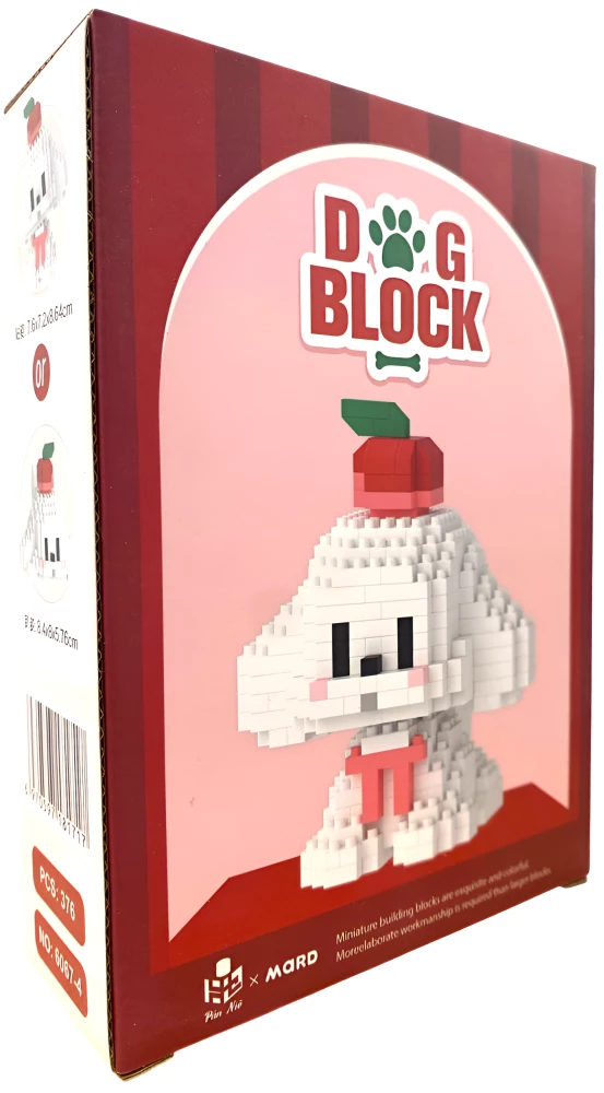 Konstruktor - Lechuan. Biały piesek, 376 elementów