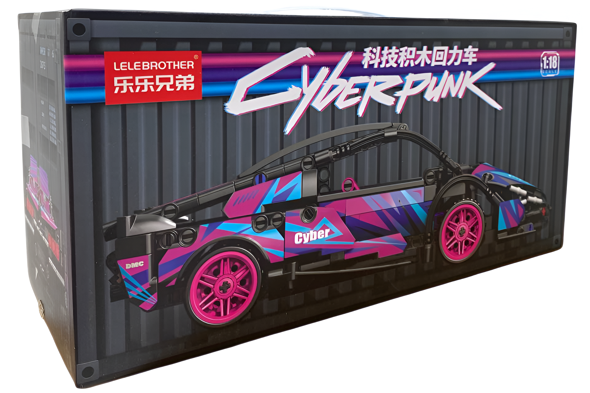 Konstruktors - Cyberpunk, pelēks, 586 detaļas