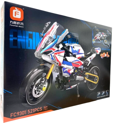 Konstruktor - Engine-morph. Motocykl, 521 element