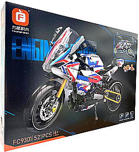 Konstruktor - Engine-morph. Motocykl, 521 element