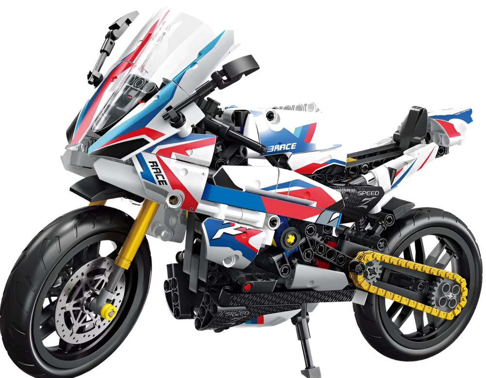 Konstruktor - Engine-morph. Motocykl, 521 element