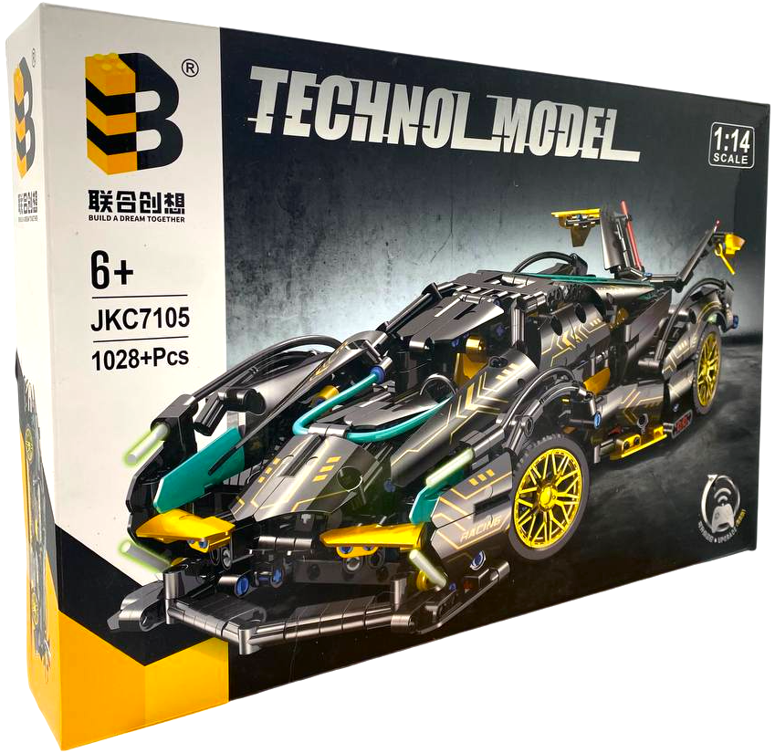Konstruktors - Lamborghini. Technolmodel, 1028+ detaļas