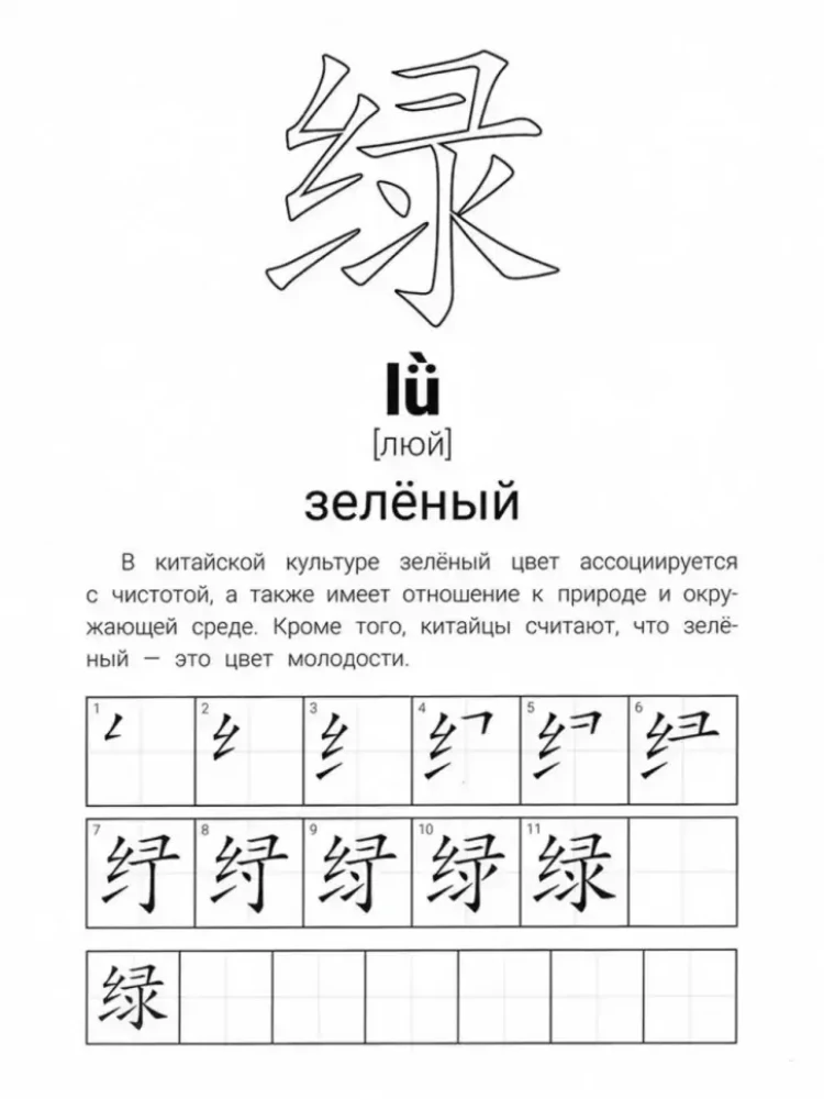 Ćwiczenia hieroglifów. Kolory