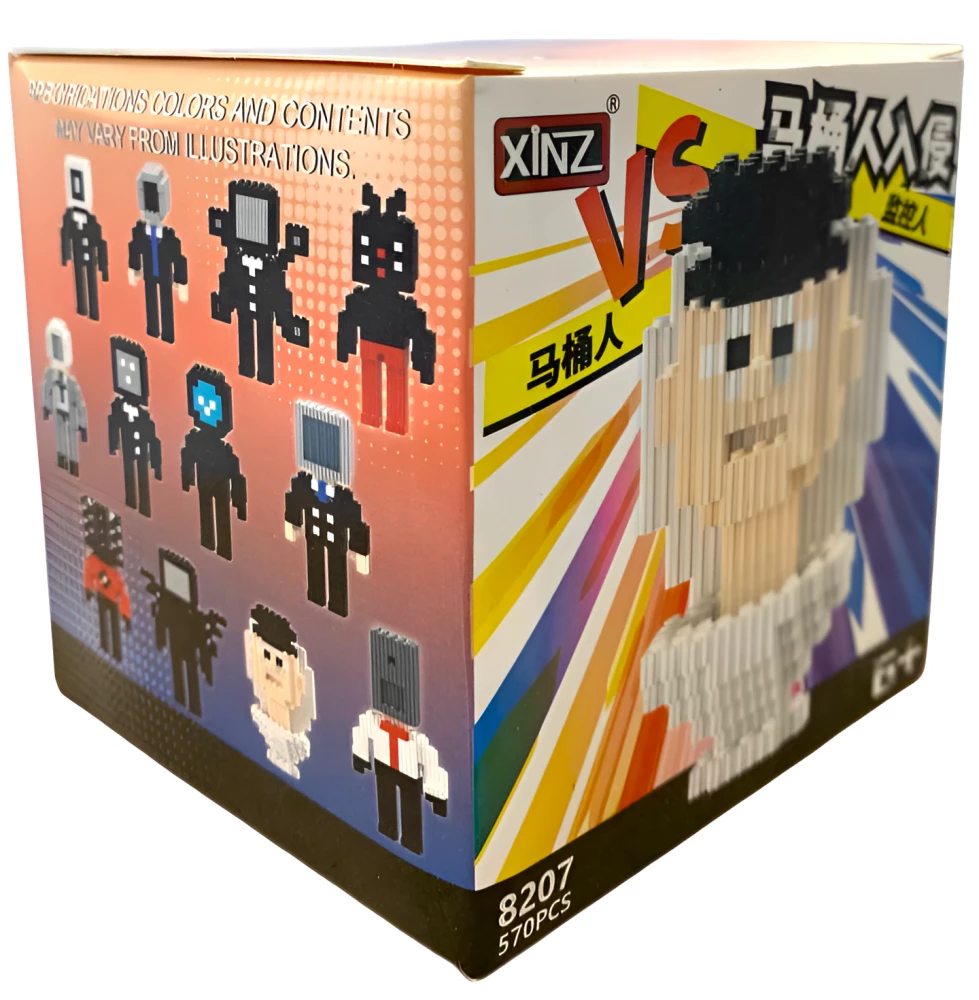 Konstruktor - Xinz, Człowiek toalety, 570 elementów