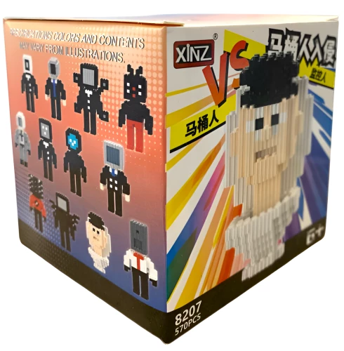 Konstruktor - Xinz, Człowiek toalety, 570 elementów