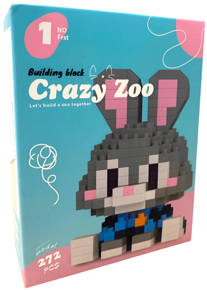 Konstruktor - Szalony zoo. Zajączek Judy, 272 elementy