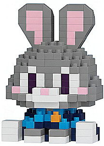 Konstruktor - Szalony zoo. Zajączek Judy, 272 elementy