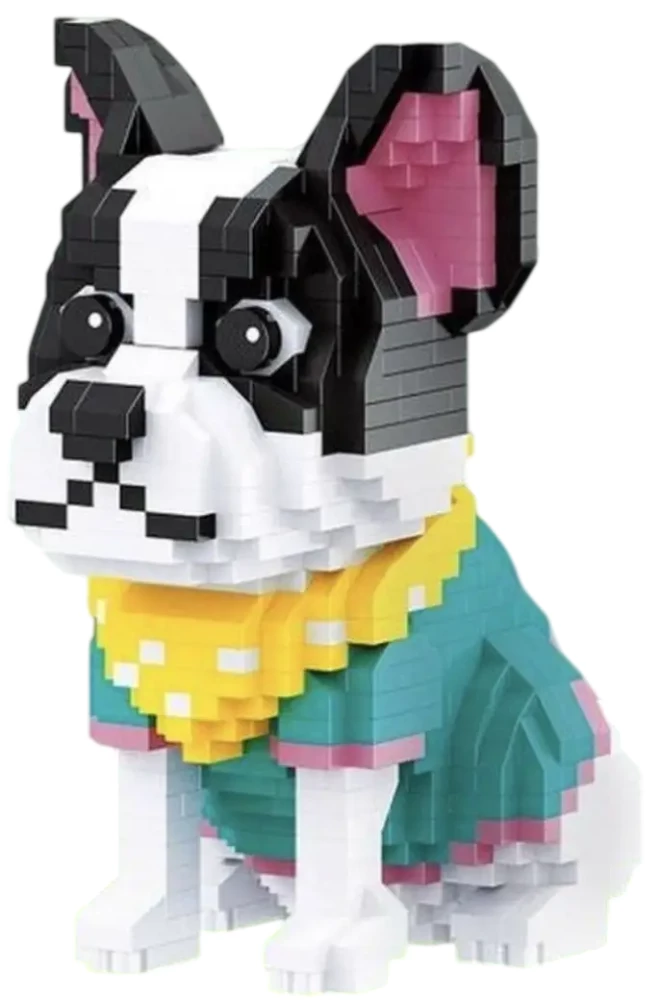 Konstruktor - Balody. Francuski buldog, 917 elementów