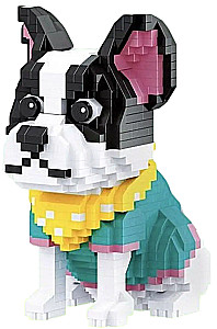 Konstruktor - Balody. Francuski buldog, 917 elementów