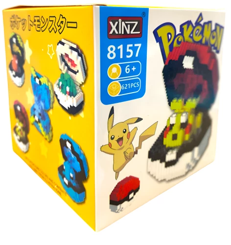 Конструктор - Xinz. Пикачу, 621 деталь
