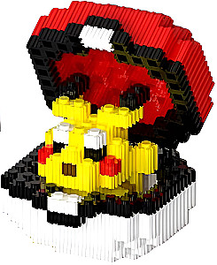 Konstruktor - Xinz. Pikachu, 621 element