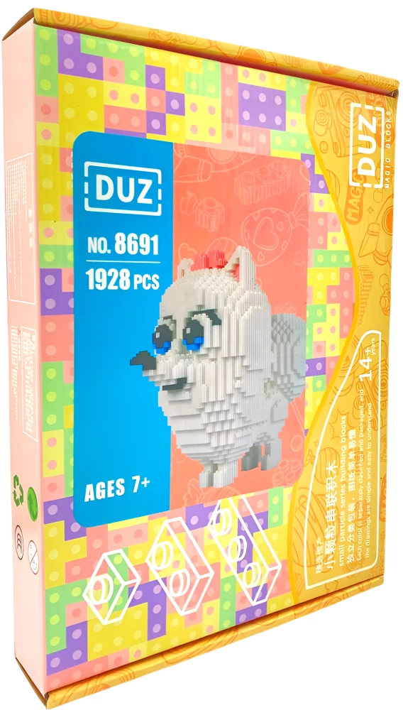 Конструктор - DUZ, Шпиц Гиджет, 1837 деталей