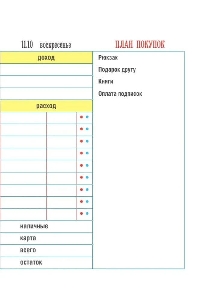 CashBook. Мои доходы и расходы (графика)