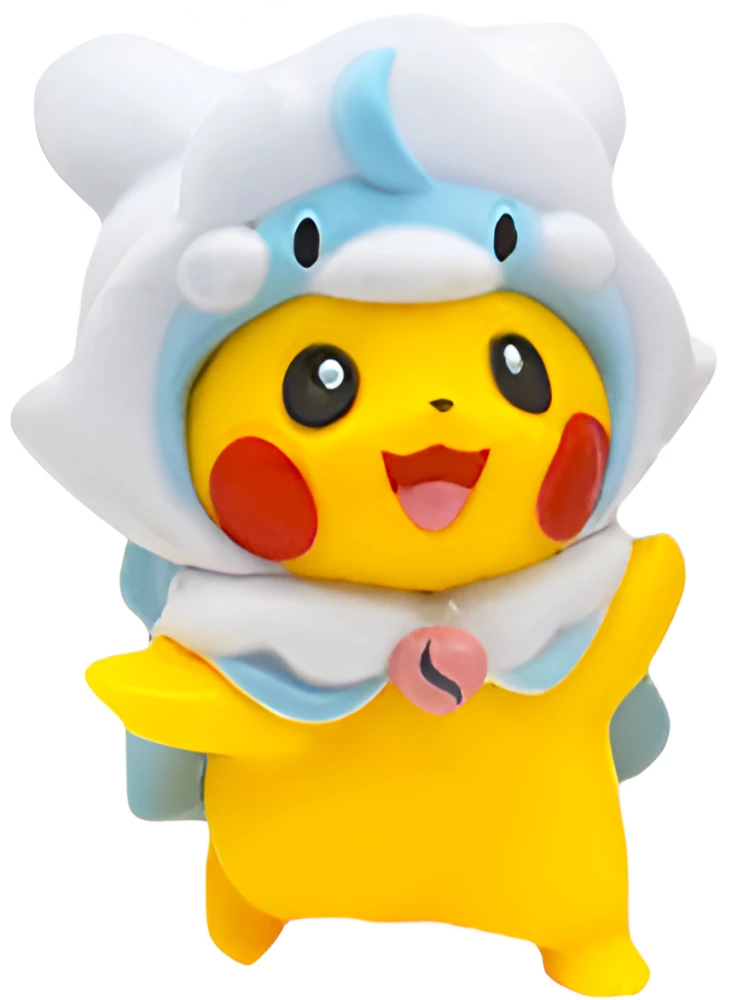 Figur - Pikachu in Pokémon-Kostümen, 5 cm, im Sortiment