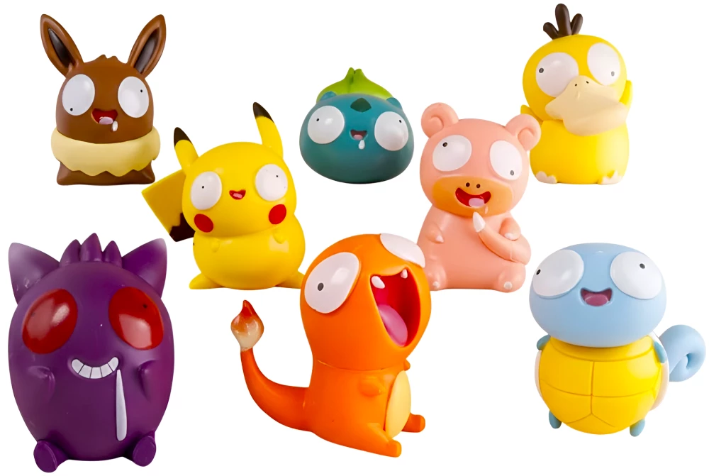 Figure - Pokémon Big Eyes, 7cm, assorted