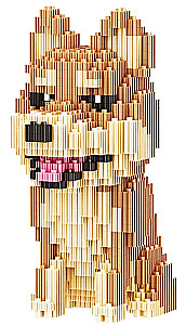 Конструктор - Lechuan. Сиба-ину, 655 деталей