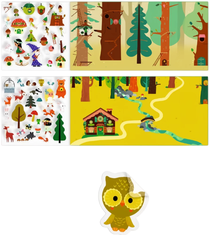 Uzlīmju komplekts - Maģiskais mežs