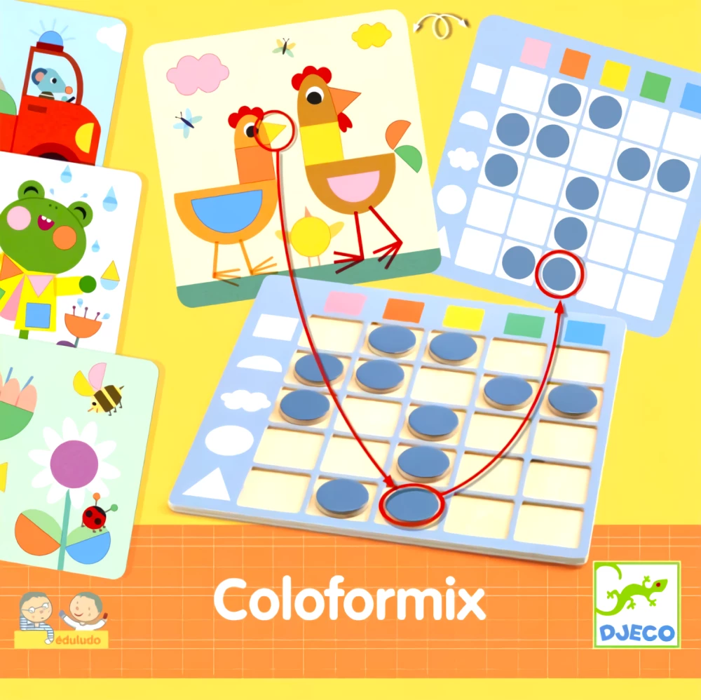 Attīstošā spēle - Krāsas un formas