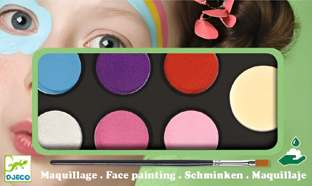 Gesichtsmakeup - Sanftheit, 6 Farben