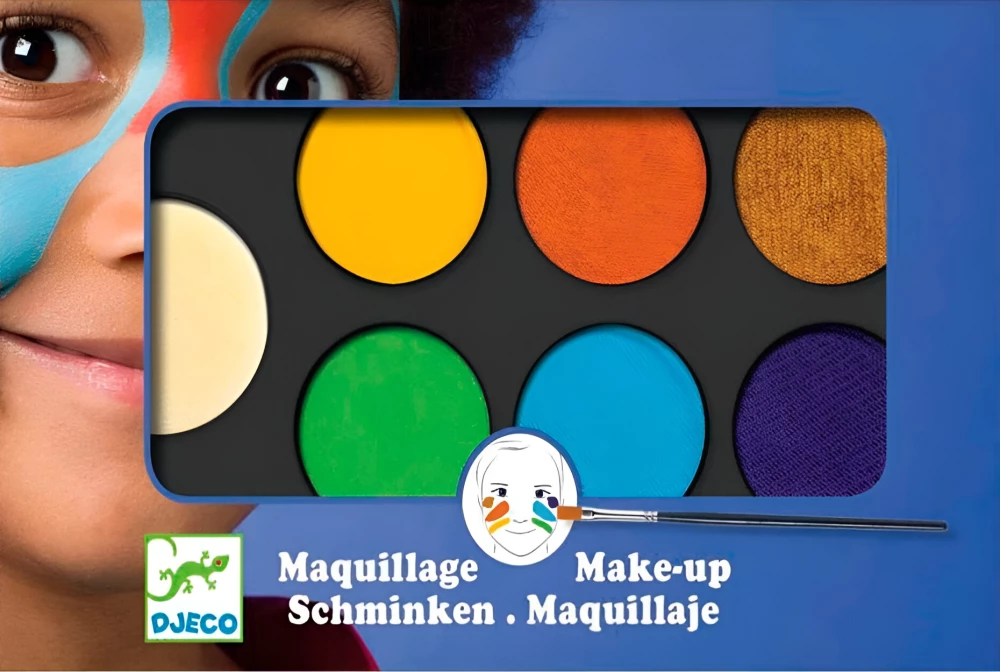 Gesichtsfarbe - Natur, 6 Farben